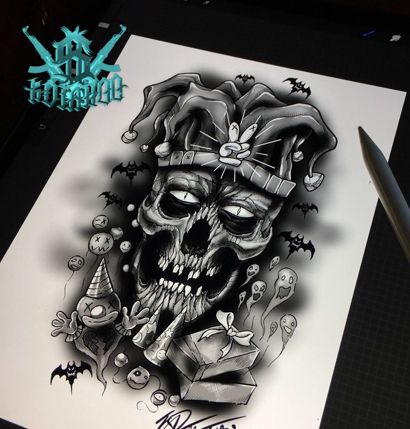 1纹身图片_New SchoolOld School纹身图案