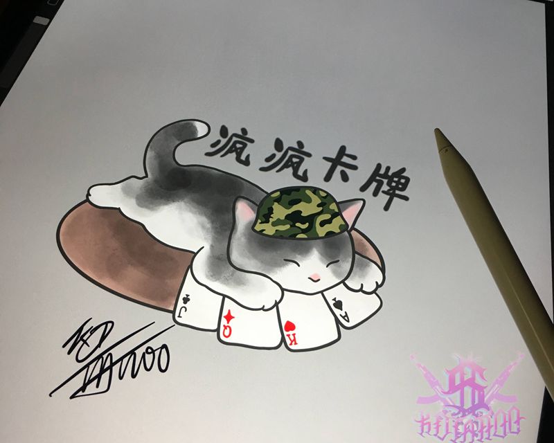 1纹身图片_Old SchoolNew School纹身图案