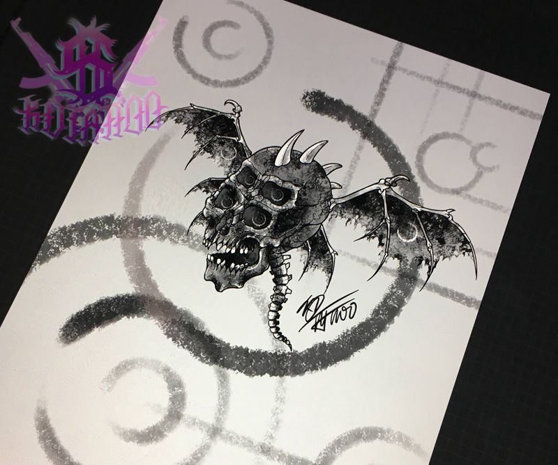 暗黑纹身图片_欧美写实暗黑骷髅纹身图案