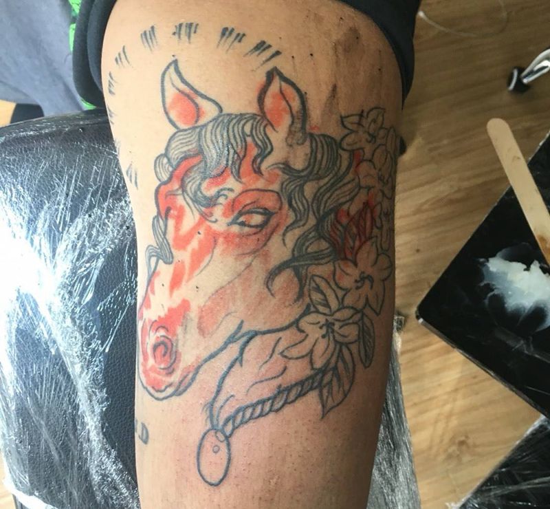 旧图修改纹身图片_成品手臂欧美纹身图案