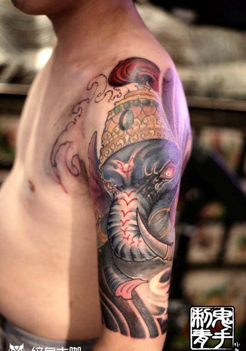 鬼手纹身纹身图片