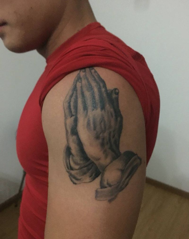 恢复后纹身图片_成品肩部欧美写实纹身图案
