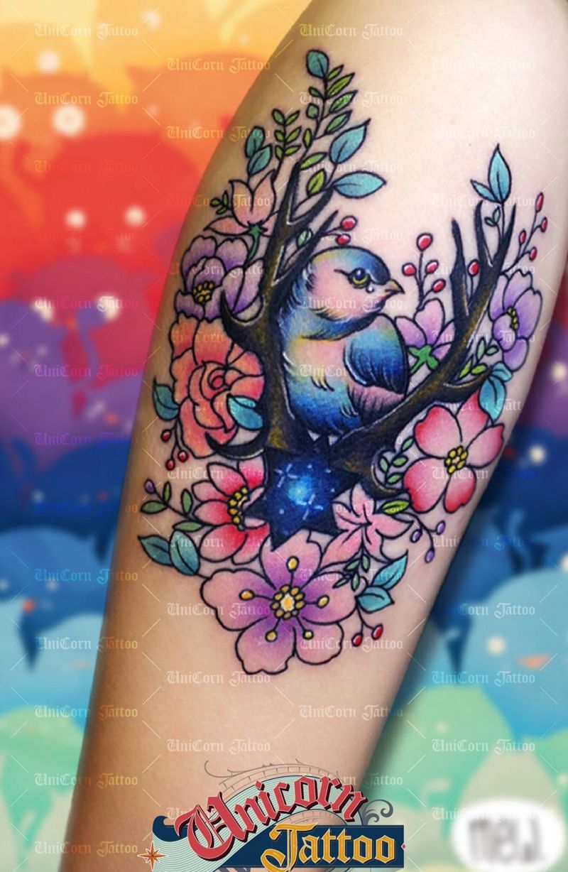 旧纹身鹿角添加修改纹身图片