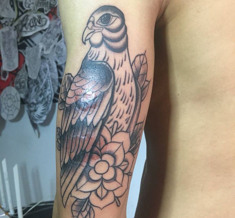 今天活纹身图片_成品欧美手臂纹身图案