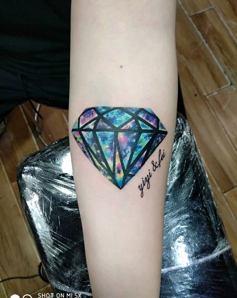 钻石星河纹身图片