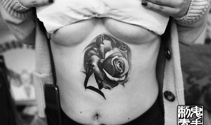 鬼手纹身纹身图片_云南昆明纹身图案