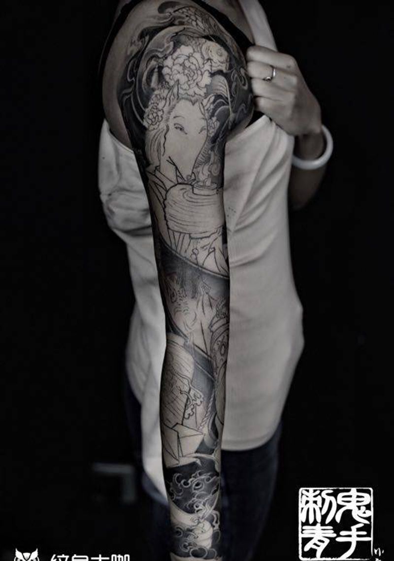 鬼手纹身纹身图片