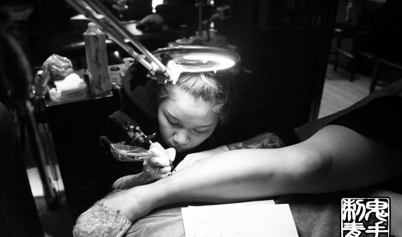 鬼手纹身纹身图片_云南昆明纹身图案