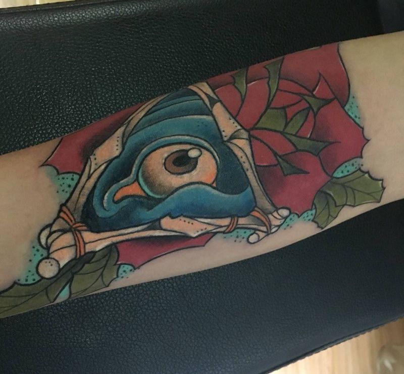 今天做作品纹身图片_成品手稿欧美纹身图案