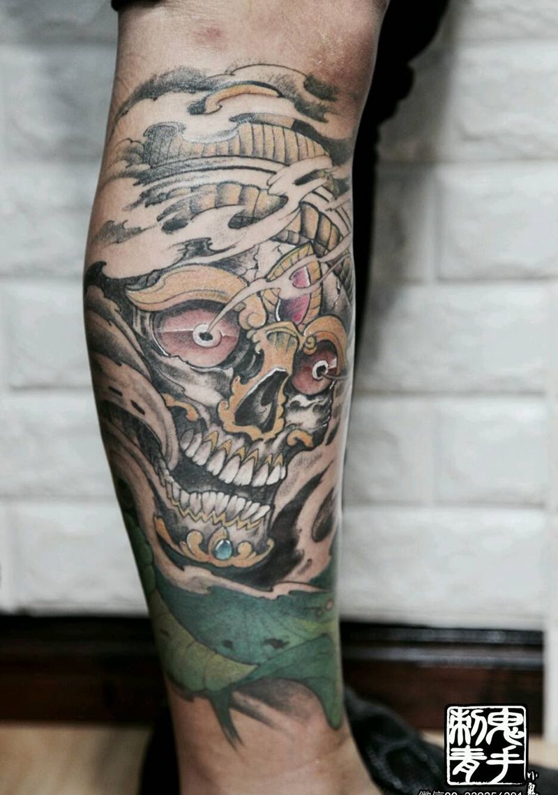 鬼手纹身9.2作品纹身图片