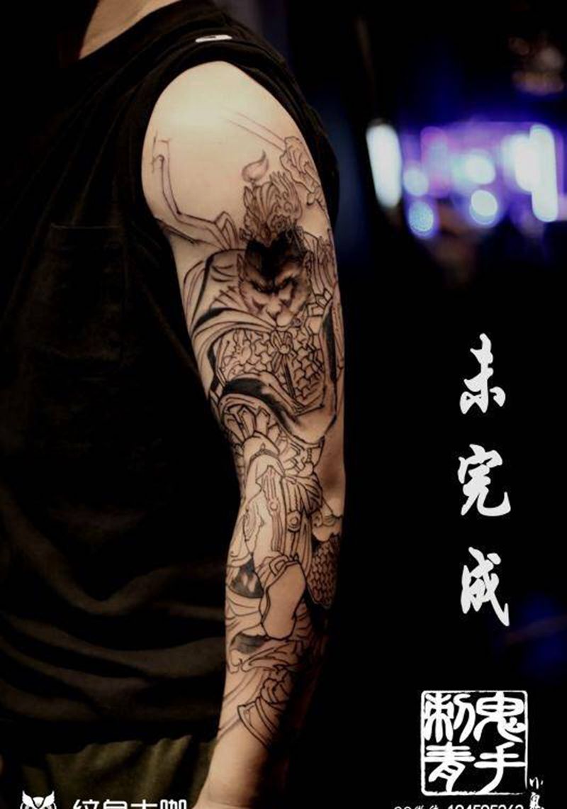 鬼手纹身纹身图片