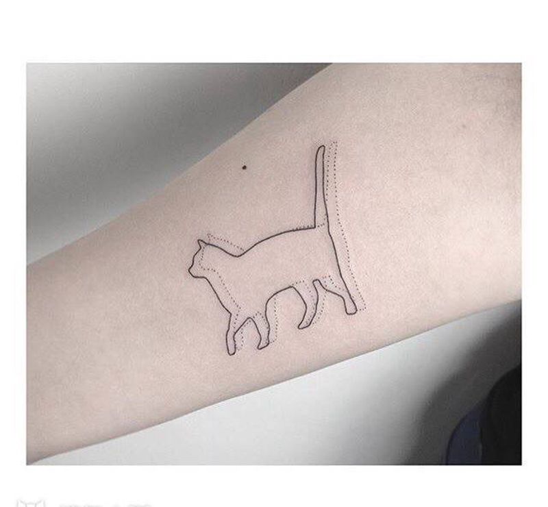 小清新分享纹身图片_成品清新纹身图案