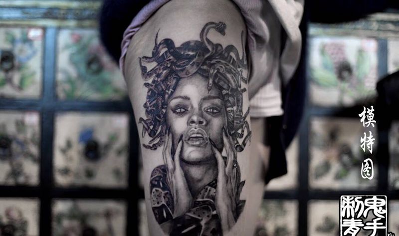 鬼手纹身纹身图片