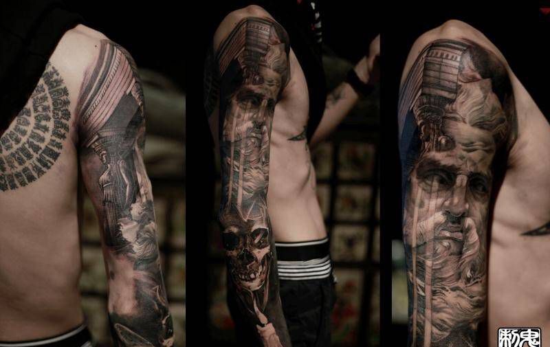 鬼手纹身纹身图片