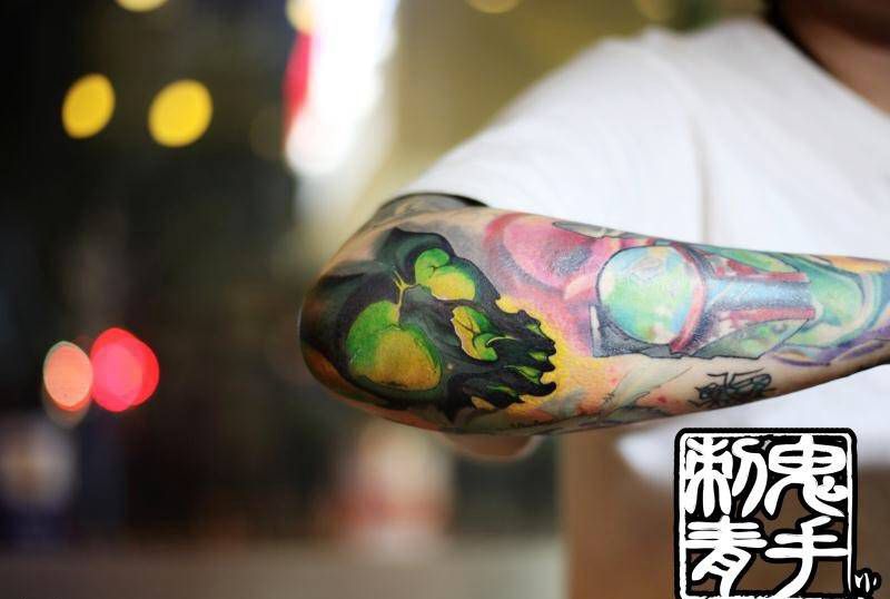 鬼手纹身纹身图片