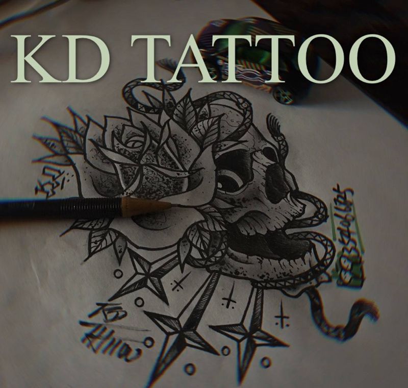 鬼纹身图片_Old School纹身图案