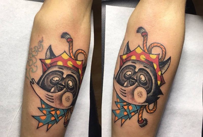 农历新年第一图纹身图片_成品手臂纹身图案