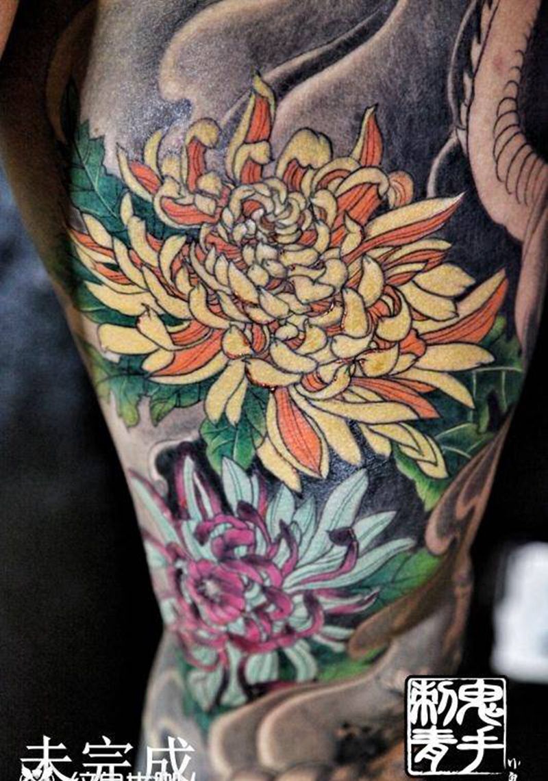 鬼手纹身纹身图片_云南昆明纹身图案