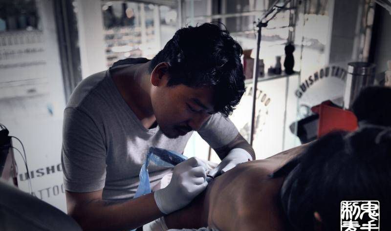 鬼手纹身纹身图片_鬼手昆明云南纹身图案