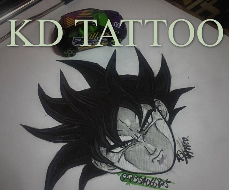 黑毛怪纹身图片_Old School纹身图案