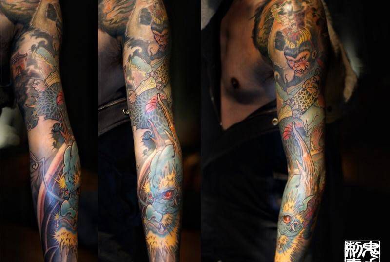 鬼手纹身纹身图片