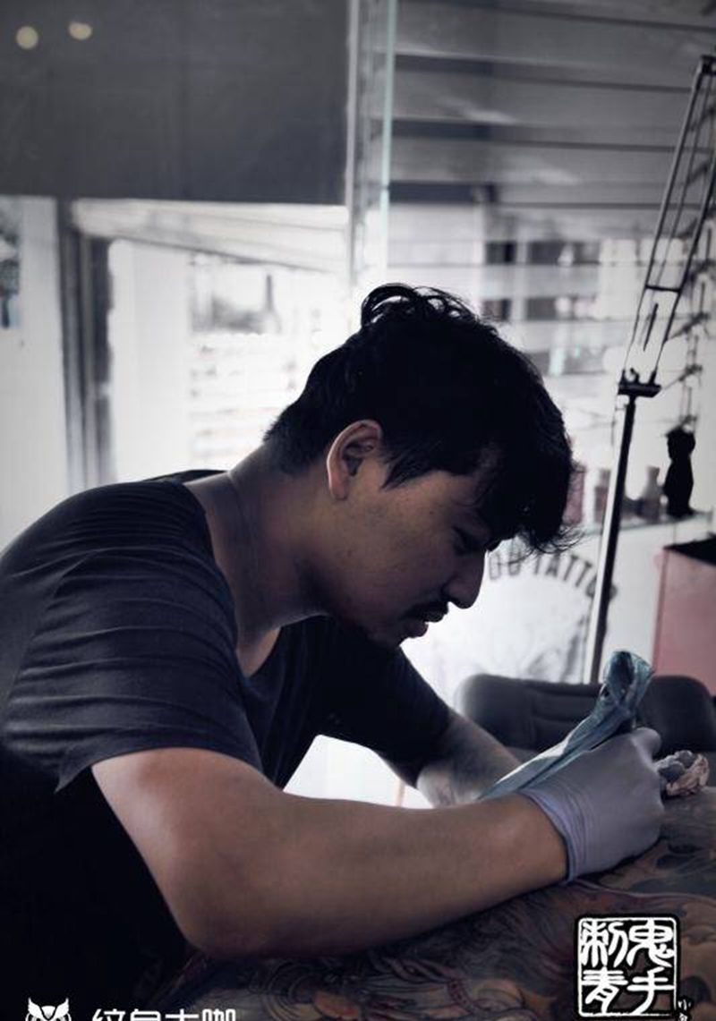 鬼手纹身纹身图片_鬼手昆明云南纹身图案