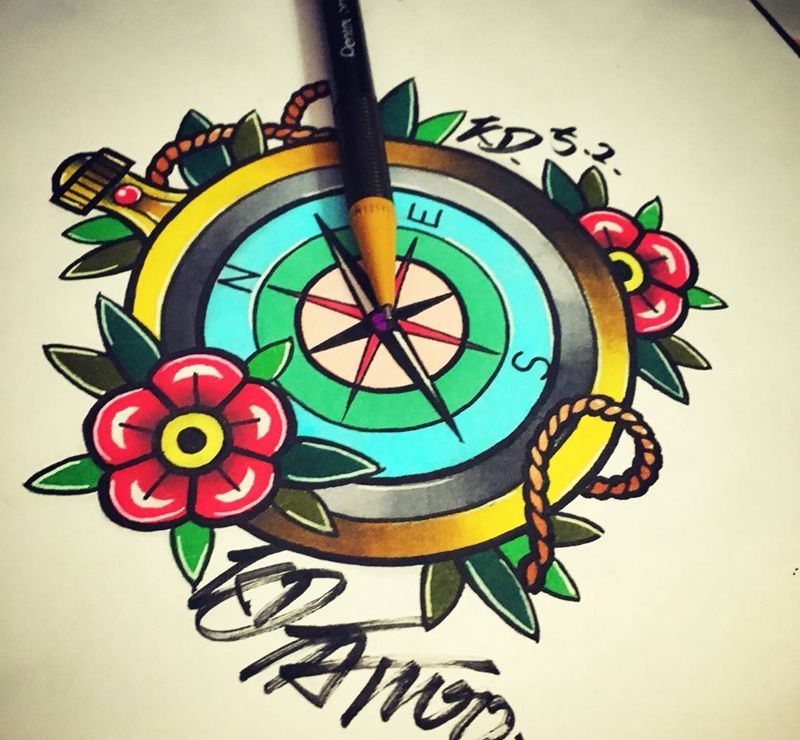 Old school纹身图片_手稿插画欧美纹身图案