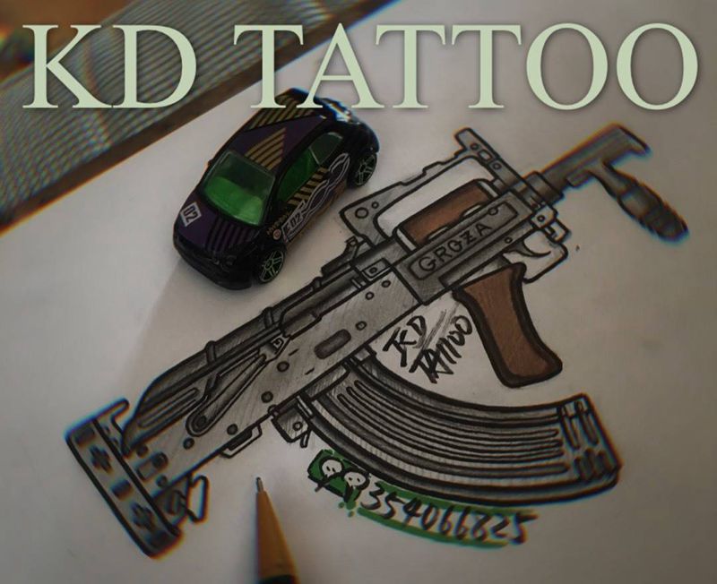 Groza纹身图片_Old School纹身图案