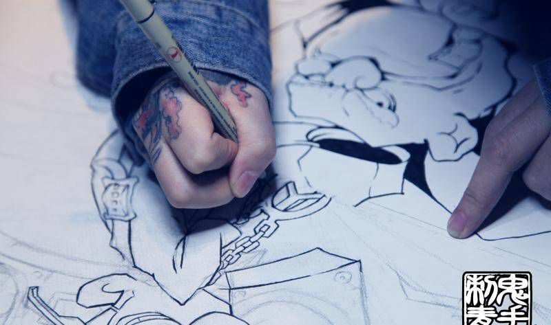 鬼手纹身纹身图片