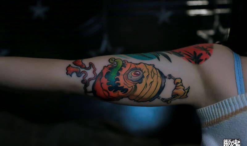 鬼手纹身1月18号作品纹身图片