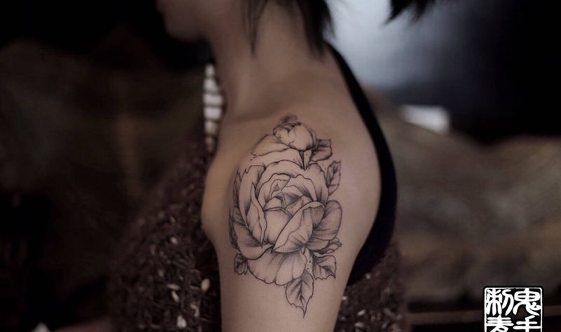 鬼手纹身12.13号作品纹身图片