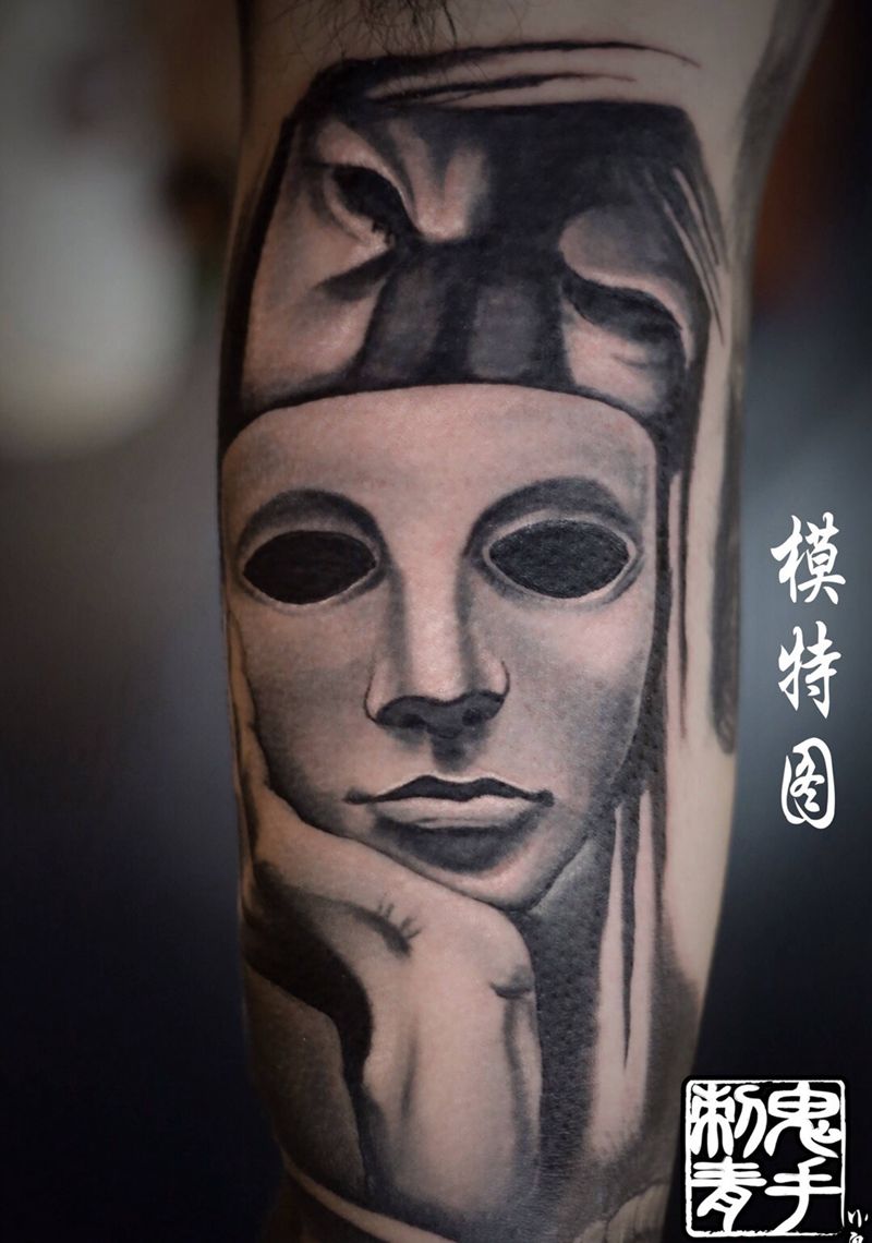 鬼手纹身12.11号作品纹身图片