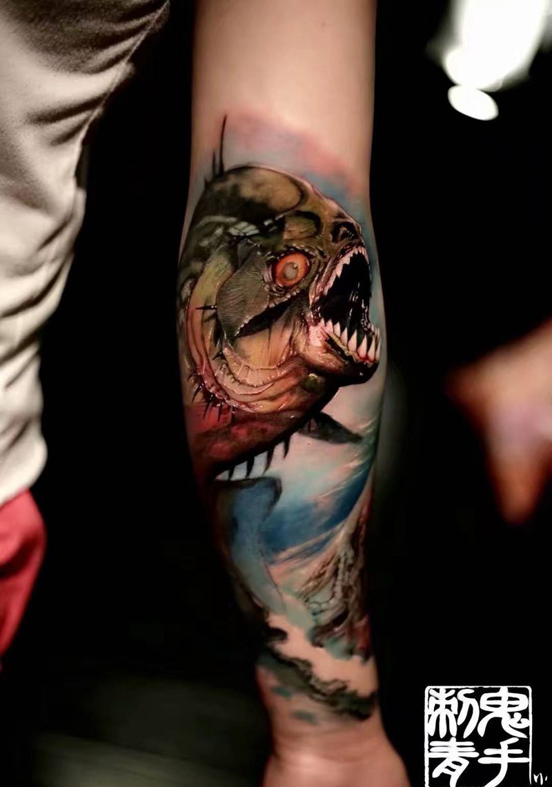 鬼手纹身纹身图片