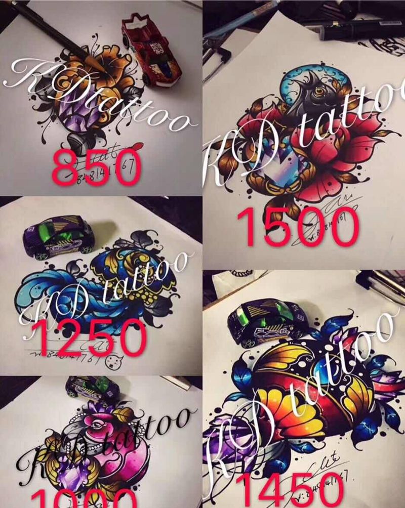 刺刺刺刺好图纹身图片_Old SchoolNew School纹身图案