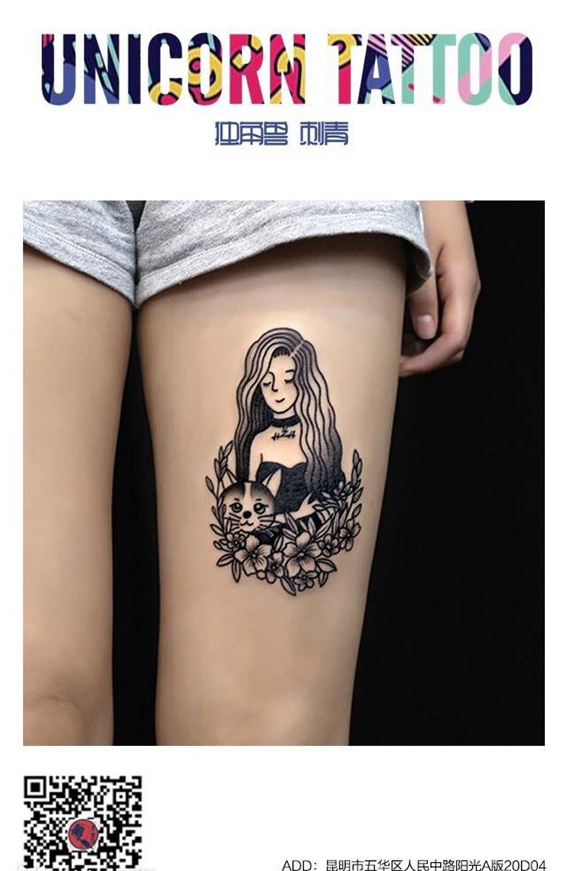 自画像纹身图片