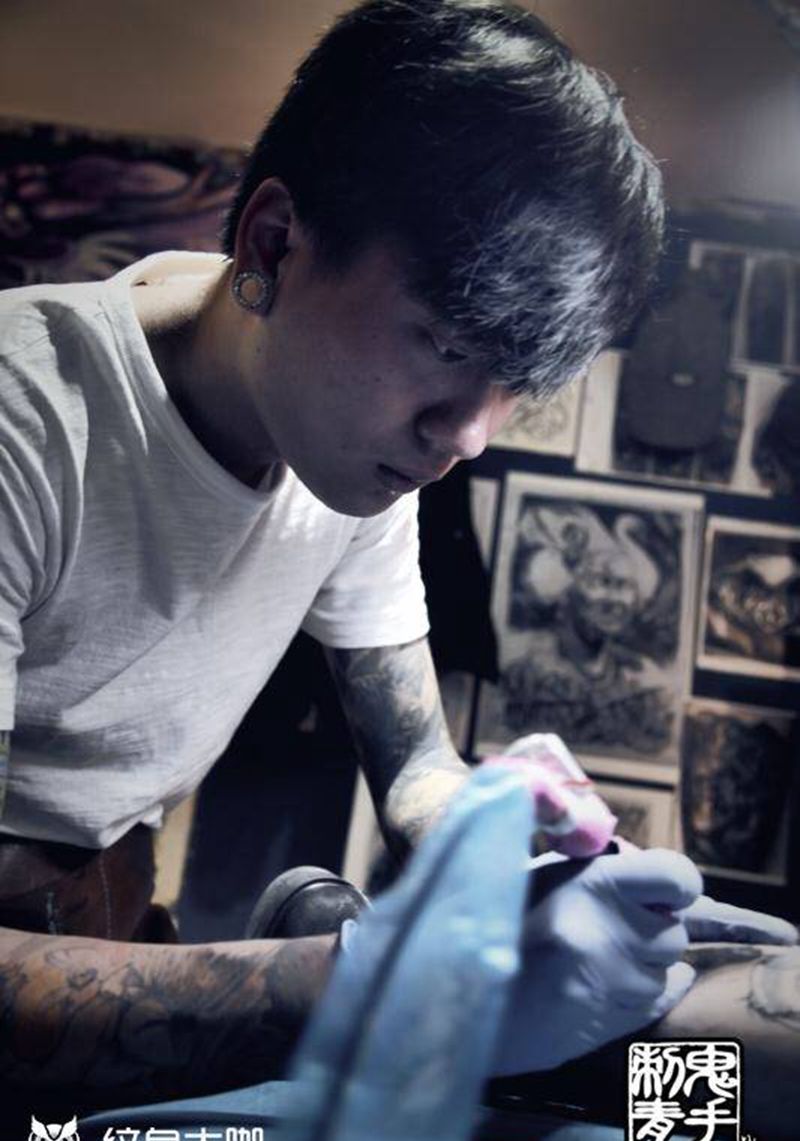 鬼手纹身纹身图片_鬼手昆明云南纹身图案