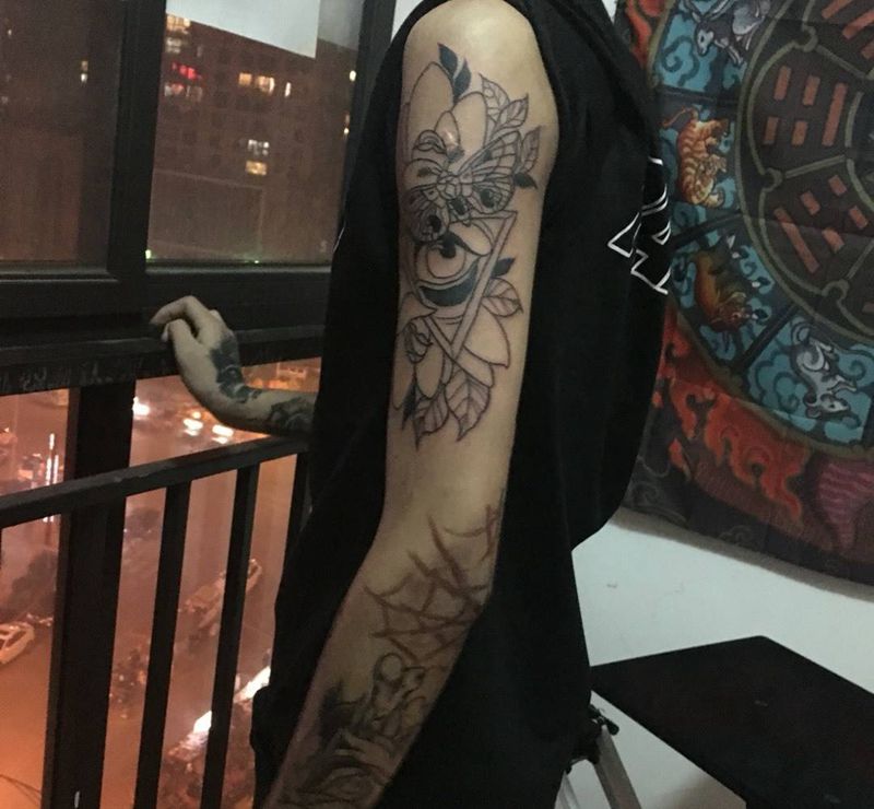 又加俩图纹身图片_成品欧美纹身图案