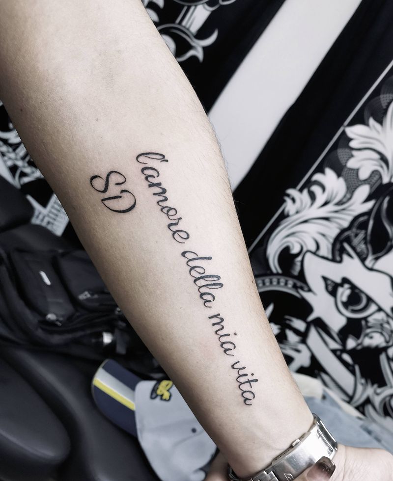 英文纹身图片_手臂纹身图案