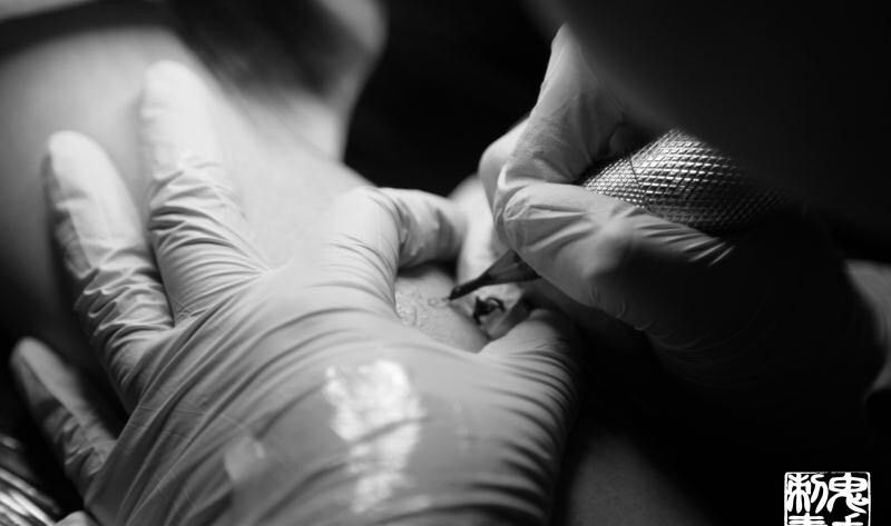 鬼手纹身纹身图片_昆明云南纹身图案