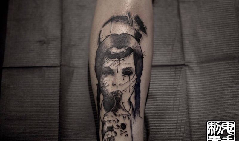 鬼手纹身纹身图片