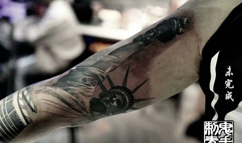 鬼手纹身纹身图片