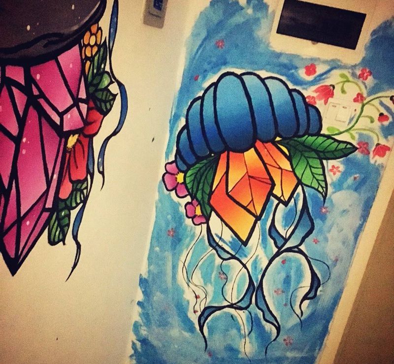 今天进度纹身图片_插画欧美字符奇卡诺少女心纹身图案