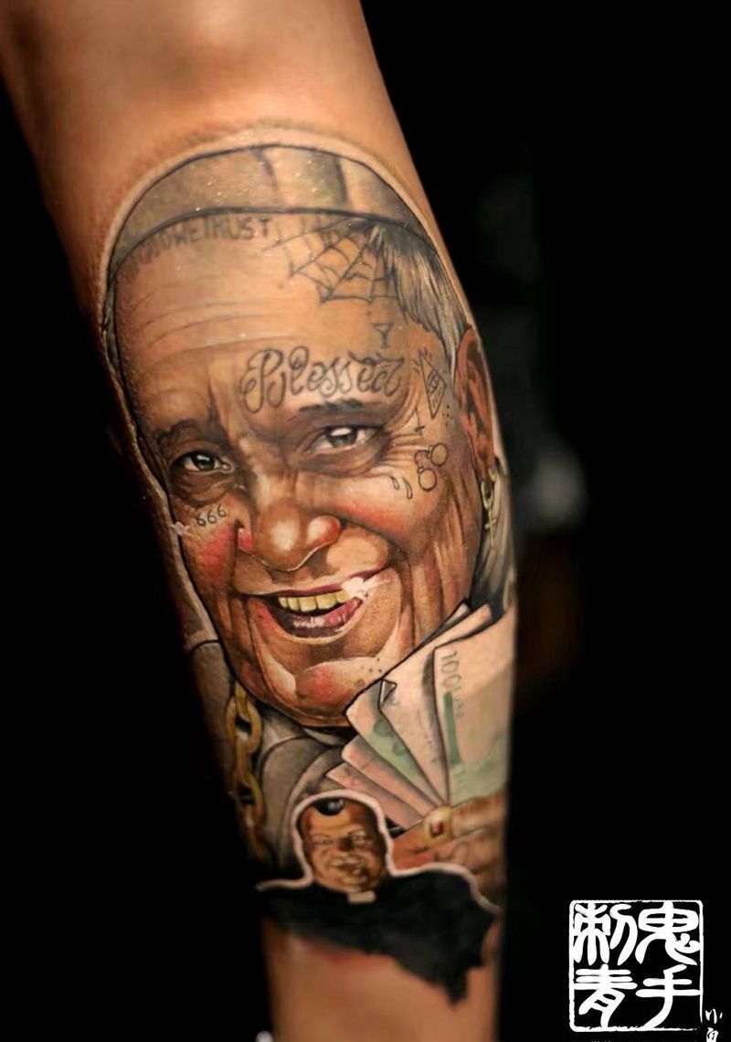 鬼手纹身纹身图片
