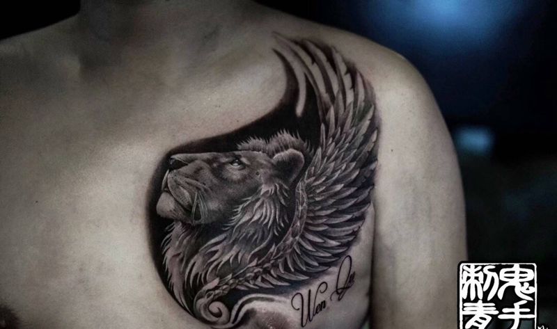 鬼手纹身12.23号作品纹身图片