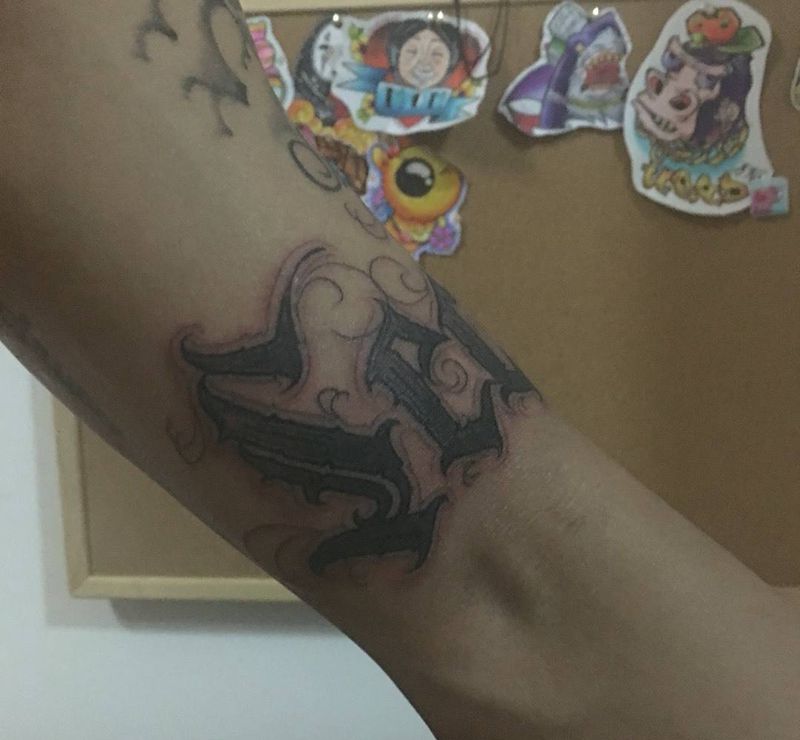 完成纹身图片_成品手稿字符欧美纹身图案