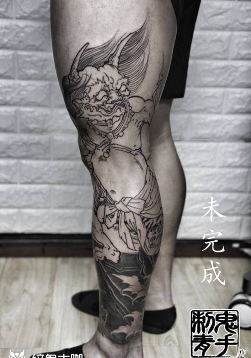 鬼手纹身纹身图片_云南昆明纹身图案