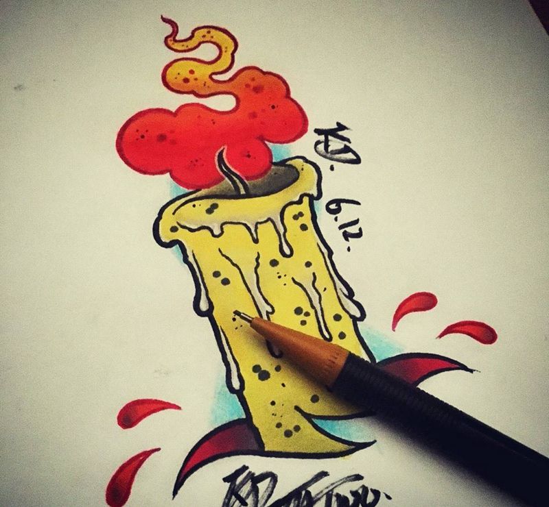 Old school纹身图片_手稿插画欧美纹身图案