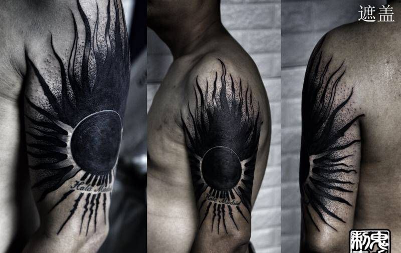 鬼手纹身9.9日作品纹身图片_鬼手云南昆明纹身图案