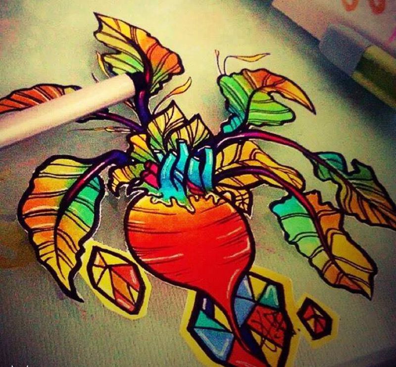 Old school手稿纹身图片_手稿插画欧美纹身图案