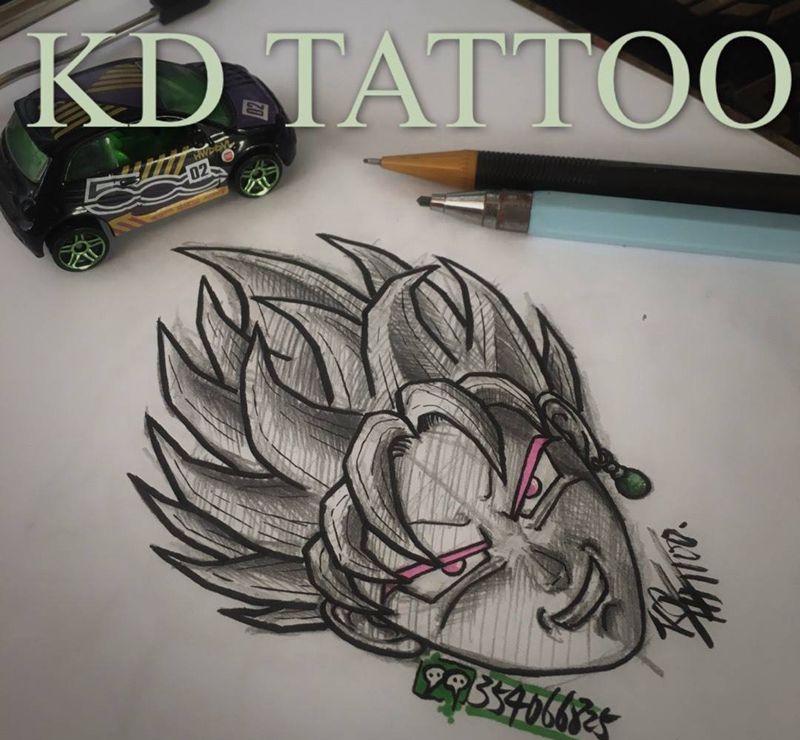 悟空纹身图片_Old School纹身图案